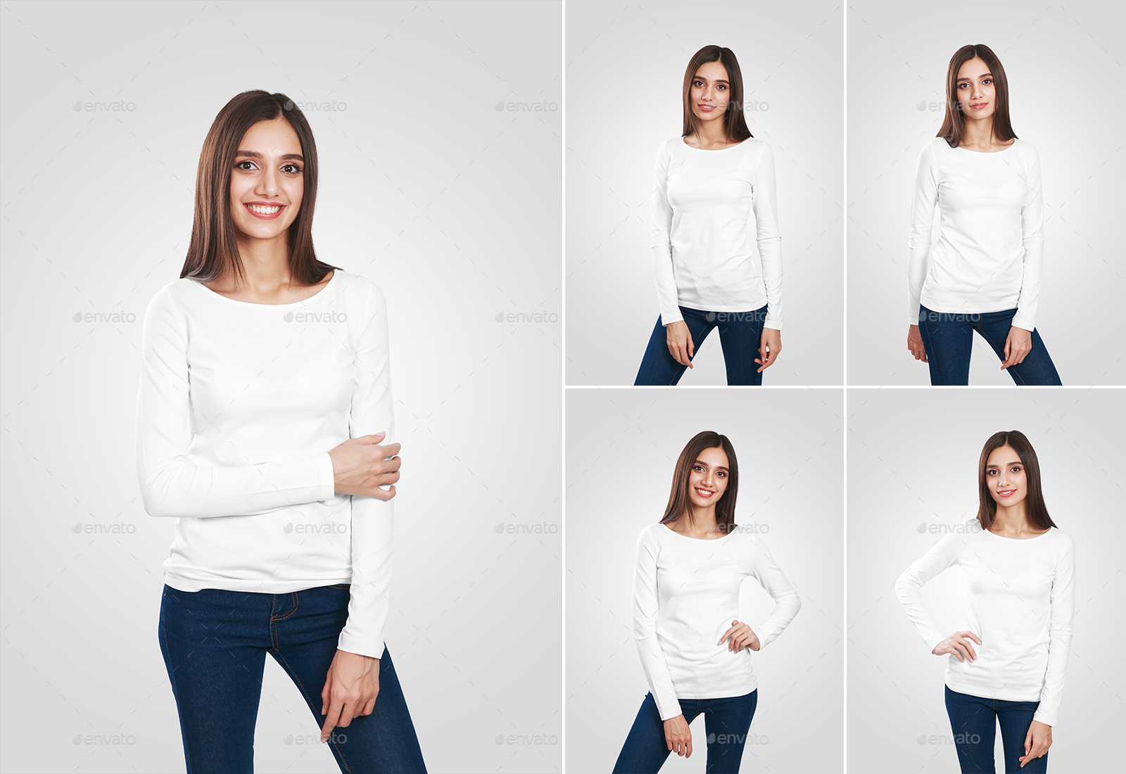 how to dress up a long sleeve t shirt